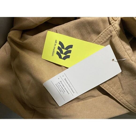 All In Motion Long Sleeve Button Up XXL Brown  Mens Lightweight Quick Dry Shirt - Picture 10 of 13